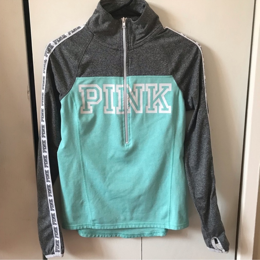 Pink Victoria’s Secret Ultimate Zip Up Sweatshirt